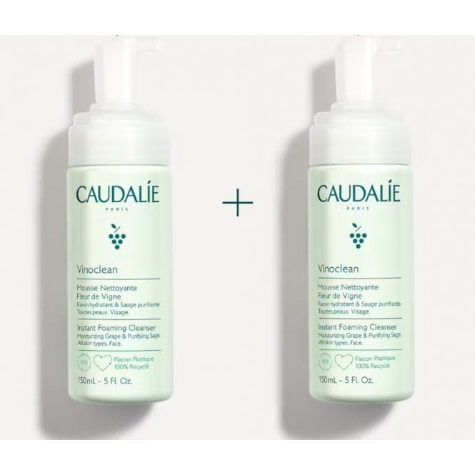 Caudalie Vinoclean Instant Foaming Cleanser Duo 150ml