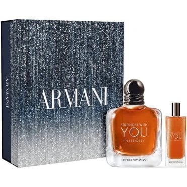 Emporio Armani Stronger With You Intensely Eau De Parfum Intense 100ml Gift Set