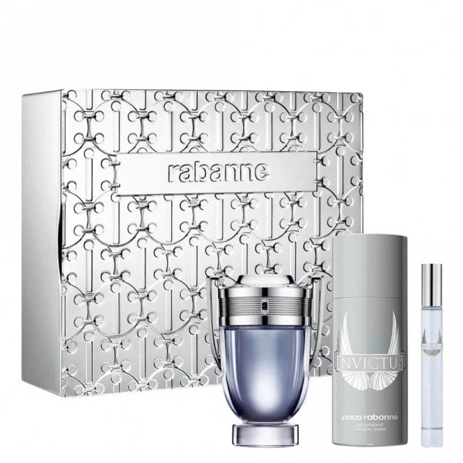 Paco Rabanne Invictus Eau de Toilette Spray 100ml Gift Set